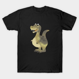 funny dinosaur cartoon T-Shirt